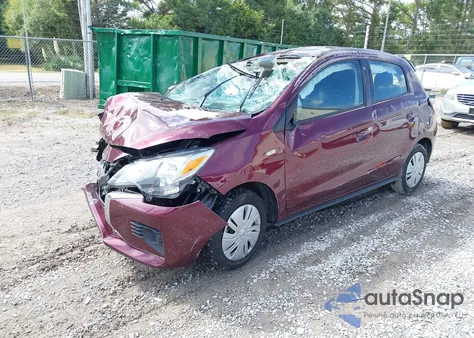 2024 Mitsubishi Mirage Es/Le from USA, damaged, VIN ML32AUHJ2RH017751